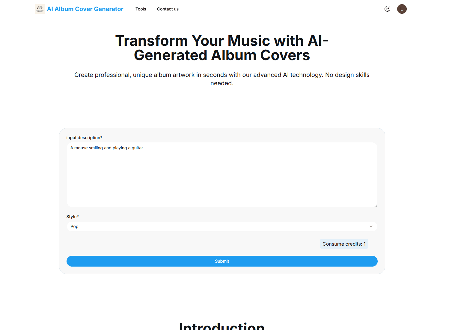 AI Album Cover Generator - Transform Your Music with AI-Generated Album Covers