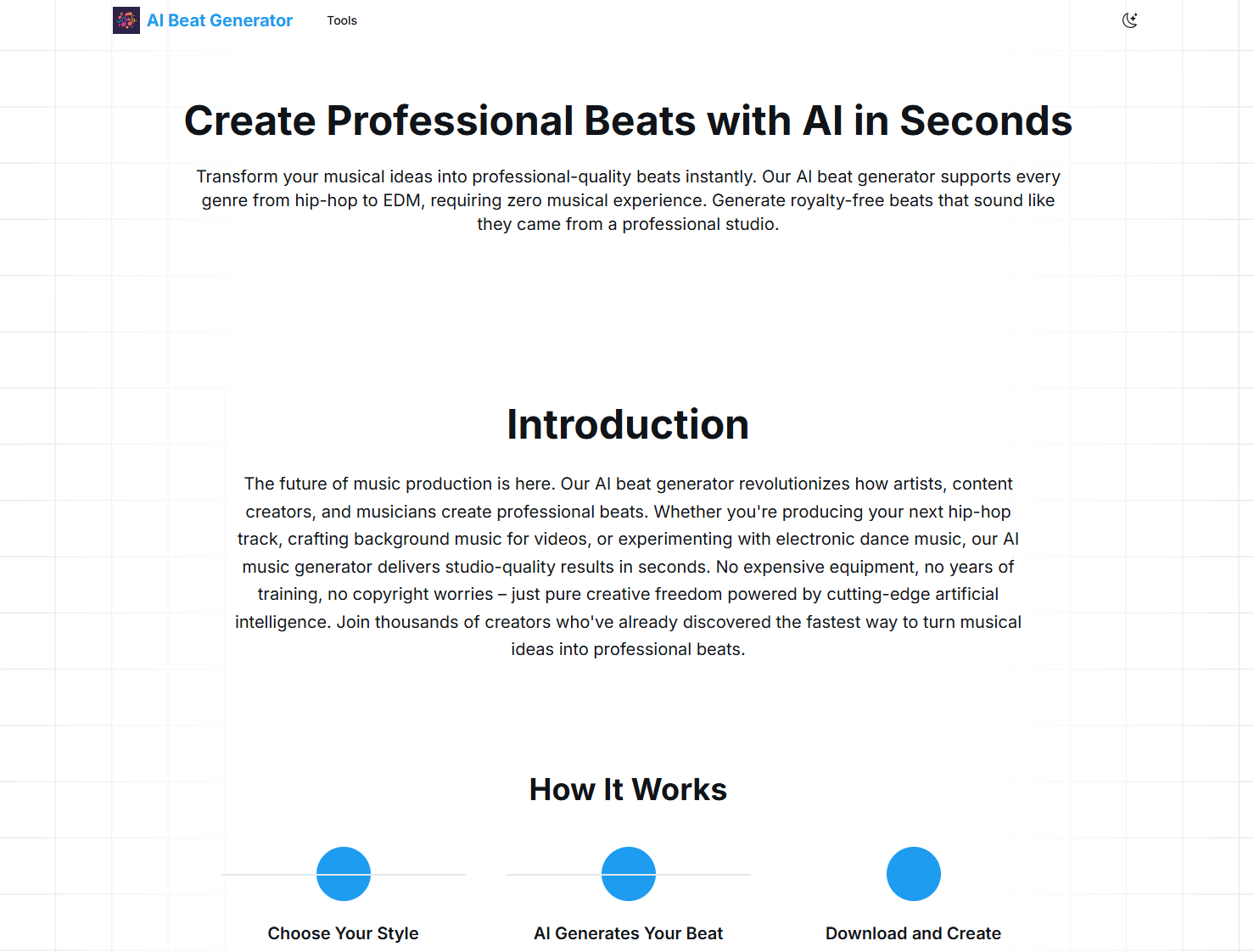 AI Beat Generator - Create Professional Beats with AI in Seconds