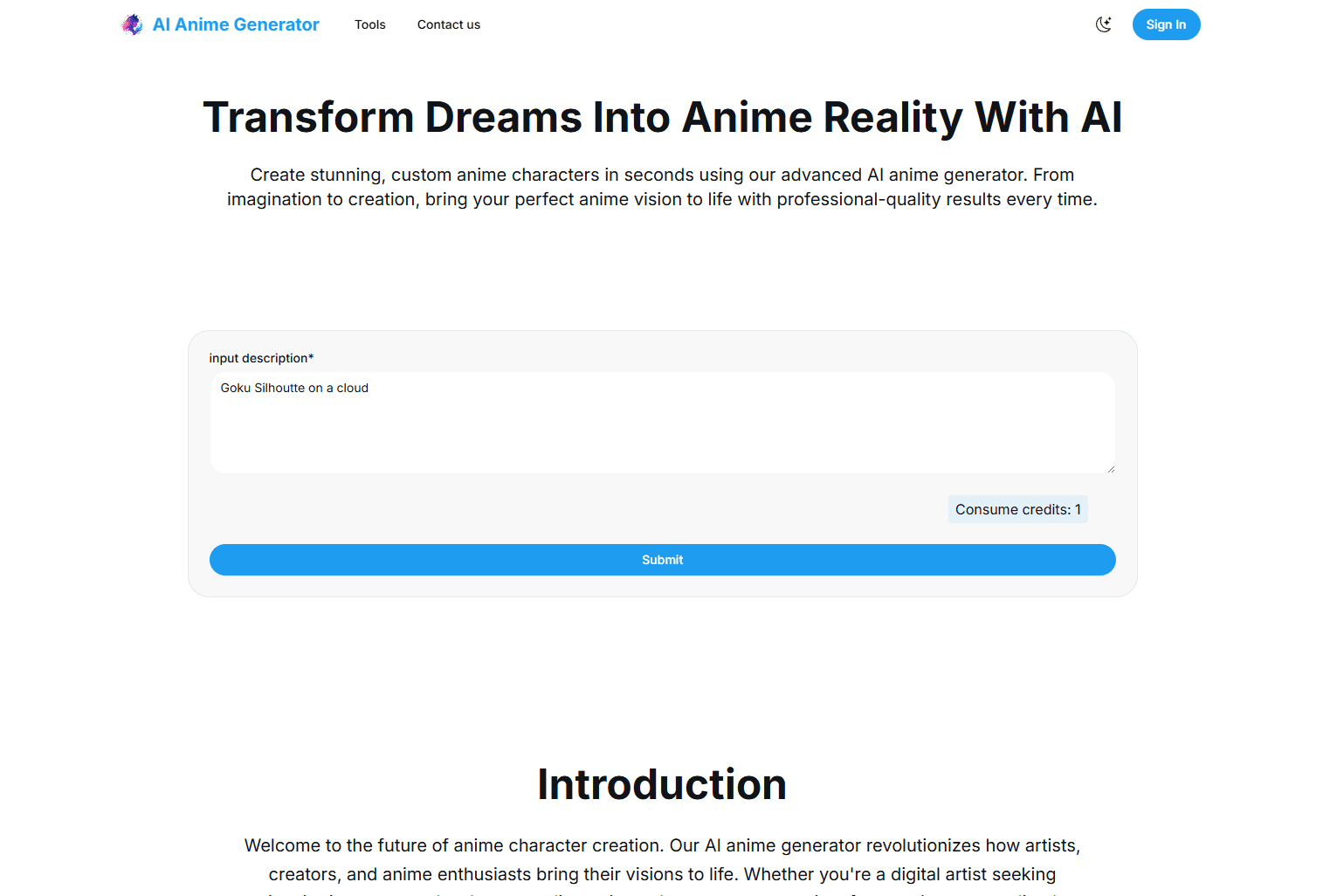 AI Anime Generator - Transform Dreams Into Anime Reality With AI