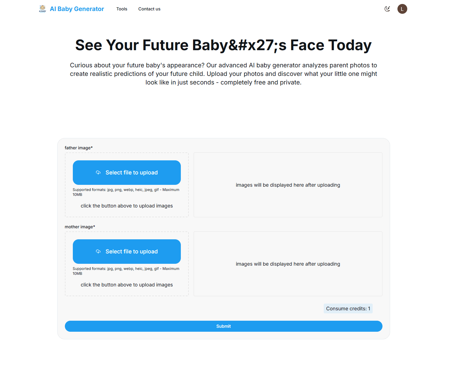 AI Baby Generator - See Your Future Baby&#x27;s Face Today